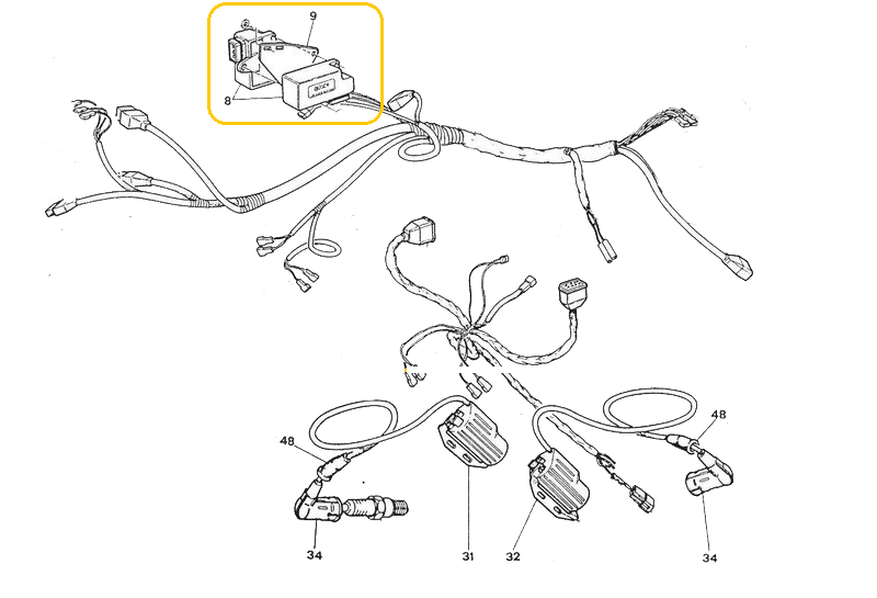 Ducati Mille Bosch type - Replacement CDI - Bosch type