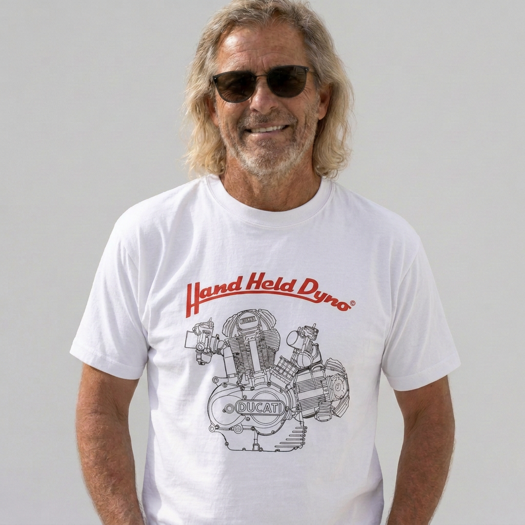 Ducati Bevel Roundcase Engine Tee