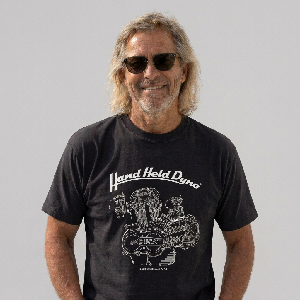 Ducati Bevel Roundcase Engine Tee