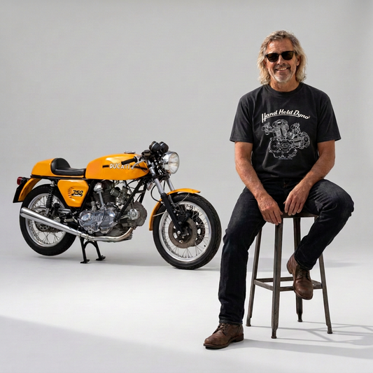 Ducati Bevel Roundcase Engine Tee
