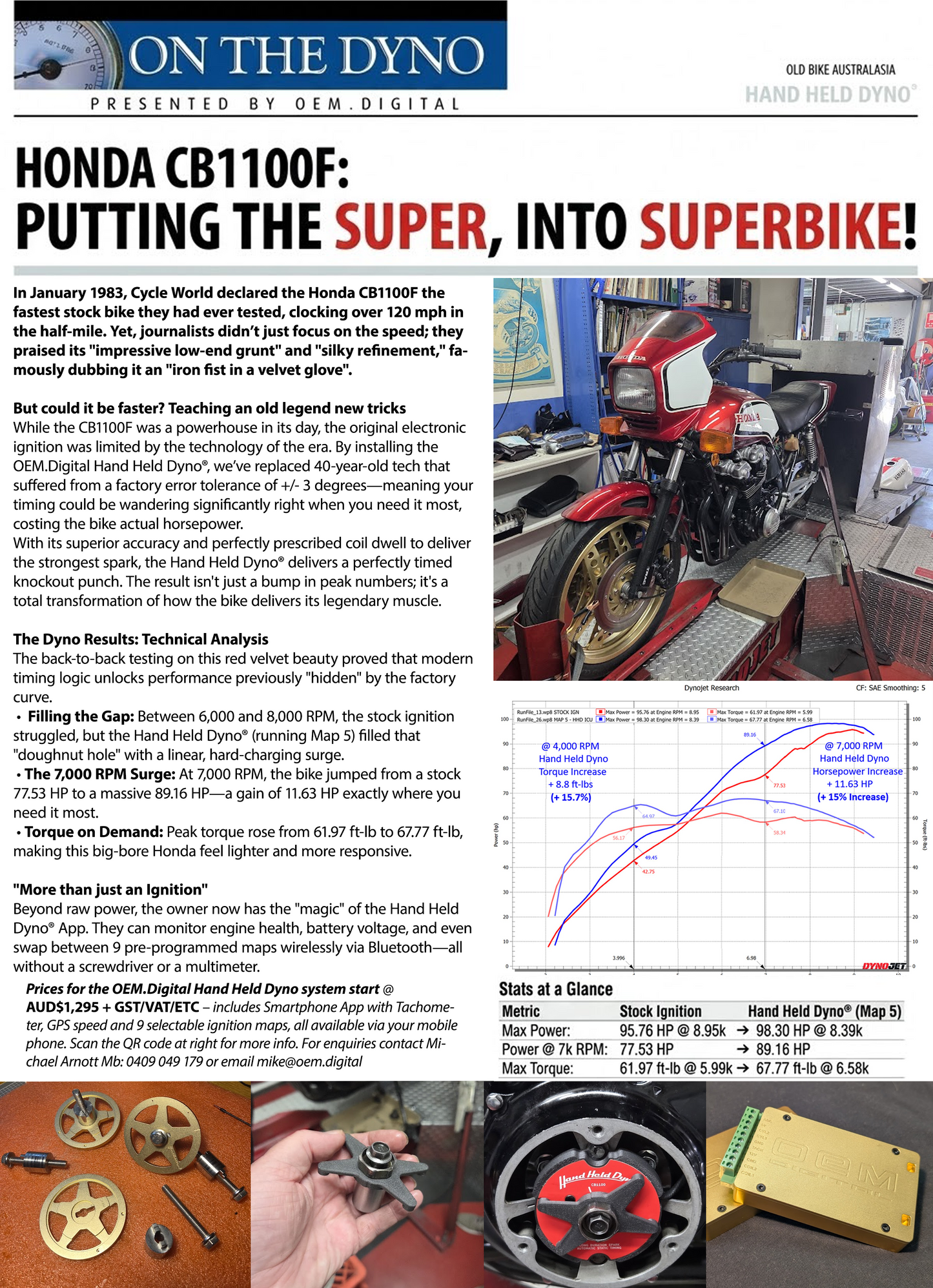 Honda CB1100 Tee. Check size chart before ordering.