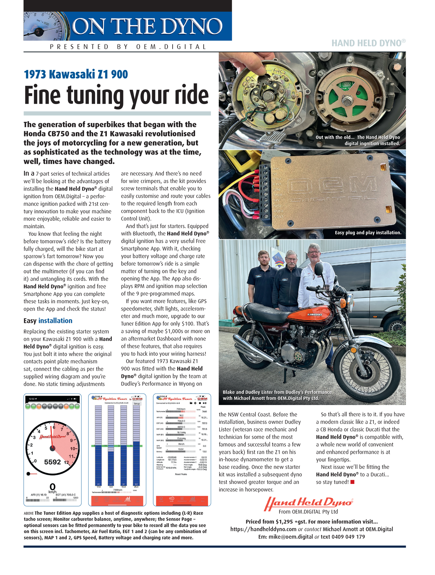 Kawasaki Z1 900 & 1000, 1973 to 1987