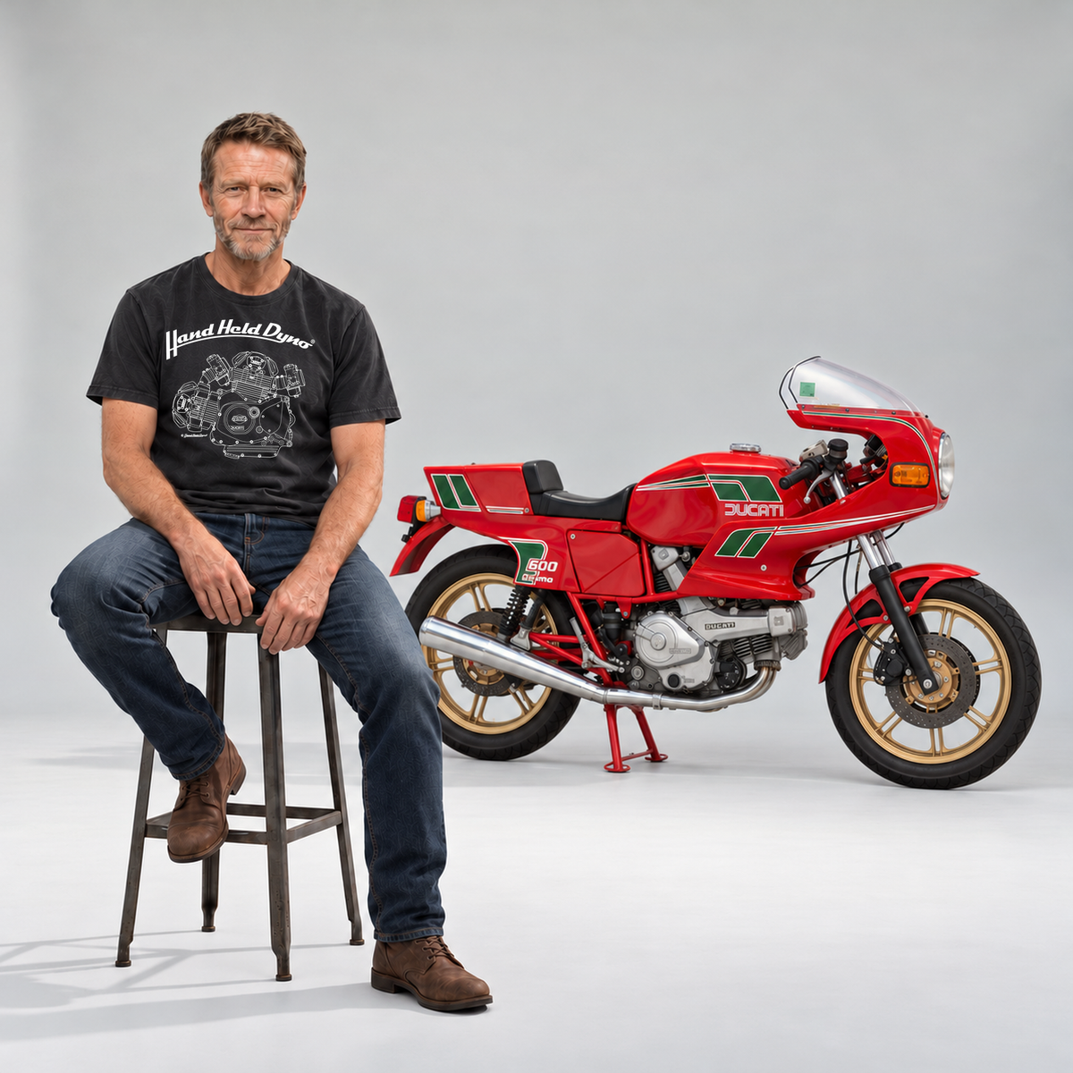 Ducati Pantah Engine Tee