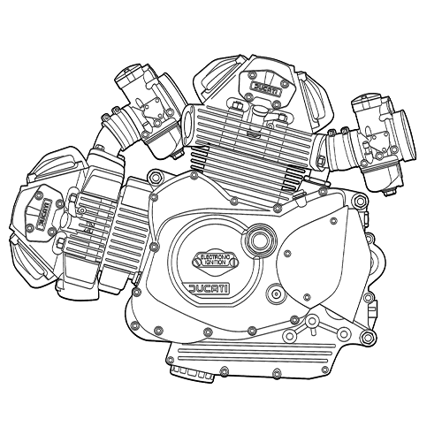 Ducati Pantah, Alazurra, Indiana - Replacement CDI - Bosch type